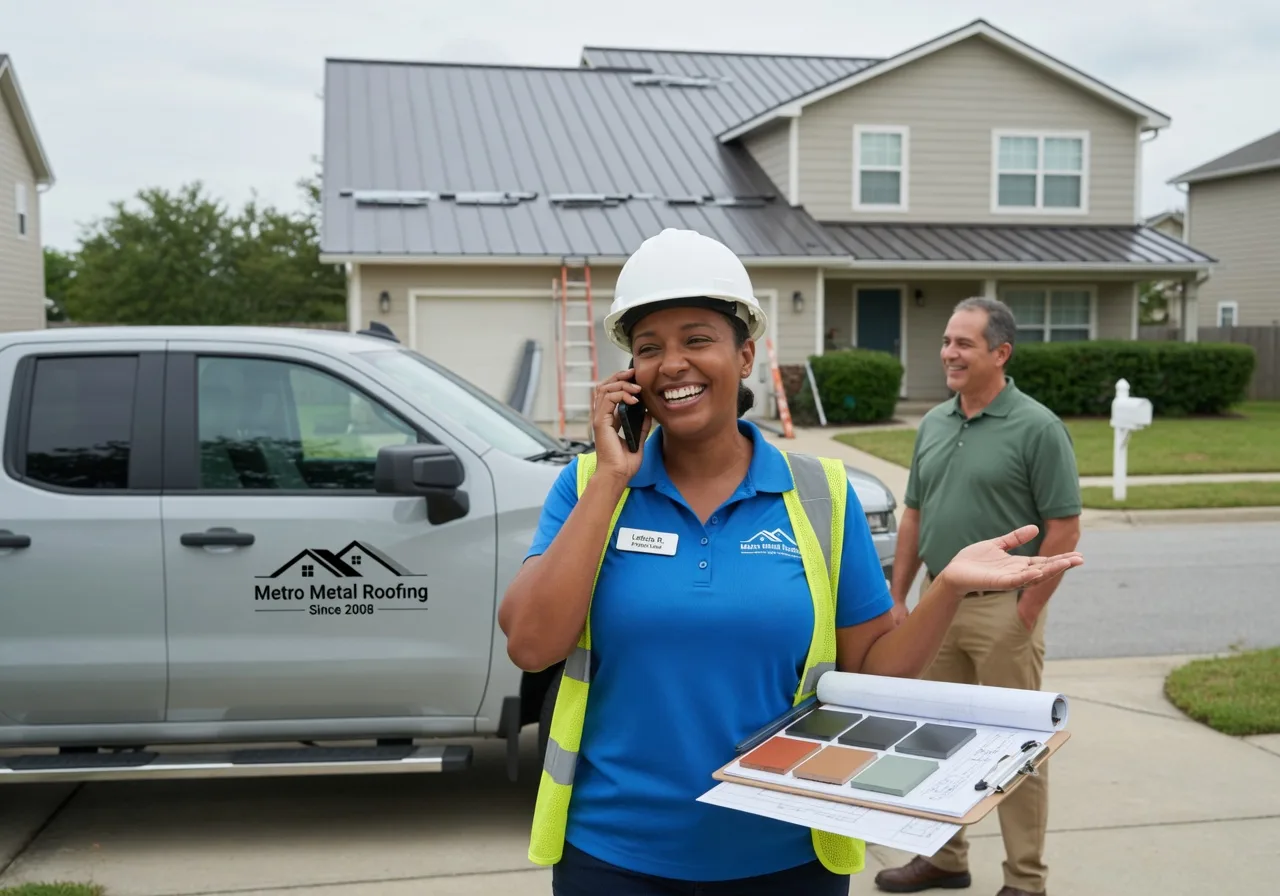 Storm Damage Metal Roof Repair in Aquashicola, PA